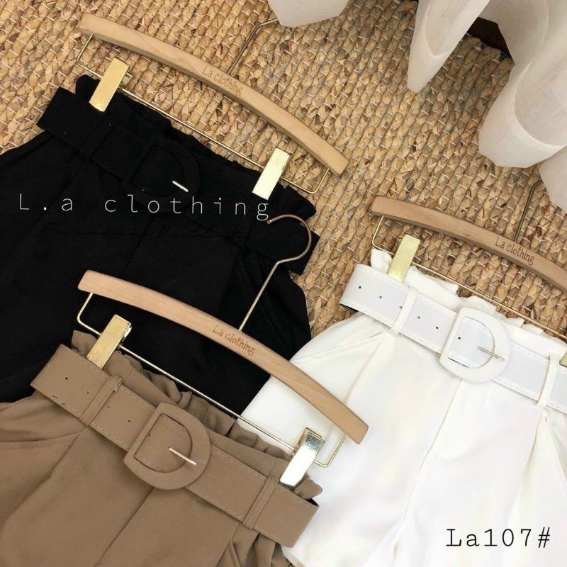 QUẦN SOOC KÈM ĐAI CHỮ D