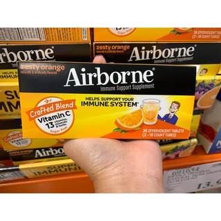 Viên sủi Vitamin C Airborne Origial Immune Support 1000mg Hàng Mỹ