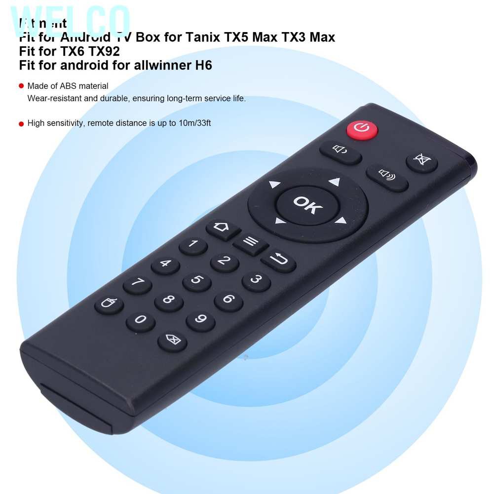 TANIX Điều Khiển Từ Xa Welco Tx6 Cho Android Tv Box Tauix Tx5 Max Tx3