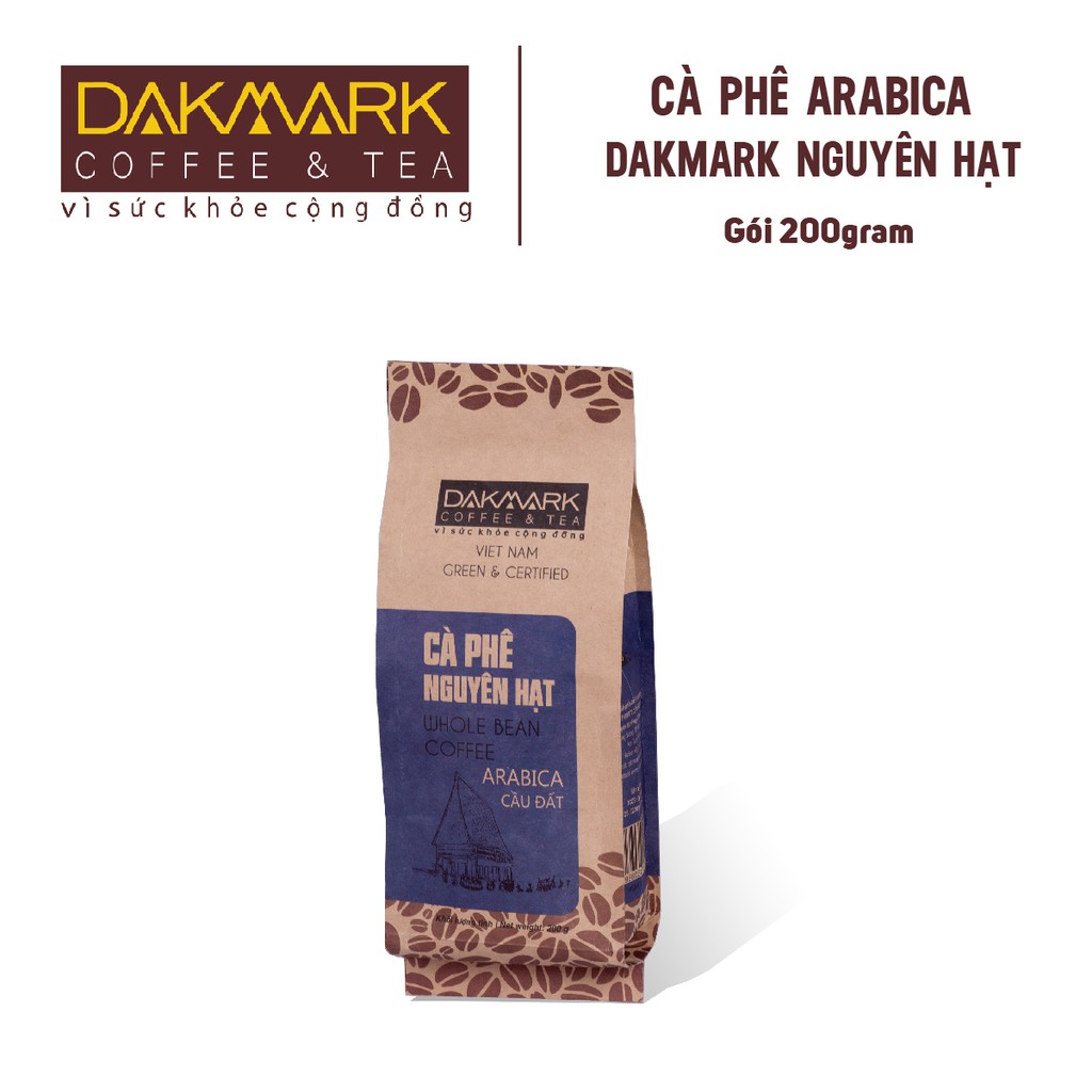 Cà phê nguyên hạt DakMark Arabica Cầu Đất