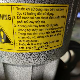 Bơm chìm 750W Điện cơ.