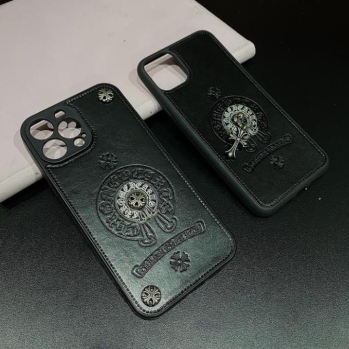 Ốp iphone - ốp lưng heart chrome da cao cấp 7pl/ipx/xmax/11/promax/12 promax