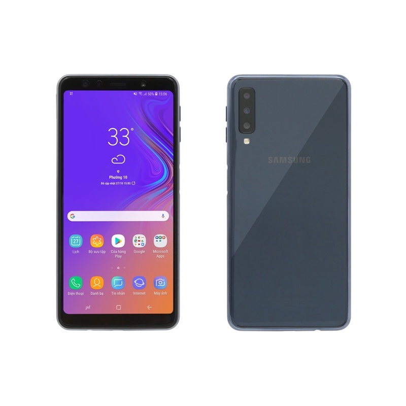 điện thoại samsung A750 ram6gb tặng sạc ốp tai nghe