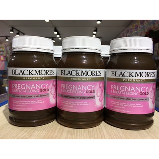 Vitamin cho bà bầu Blackmores Pregnancy Gold 180 viên của Úc date 02/2020
