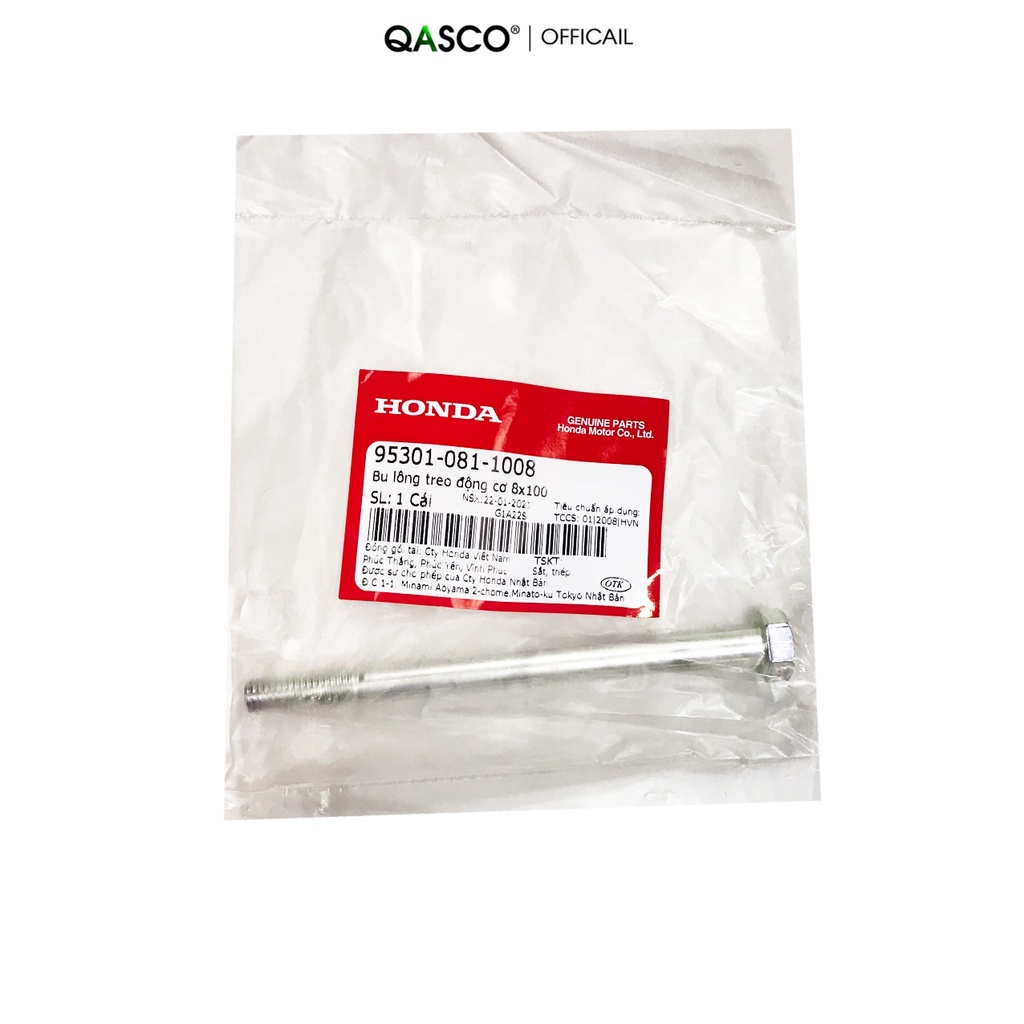 Bu lông treo động cơ HONDA 8x100 dùng chung nhiều xe  QA(953010811008) _( 444)