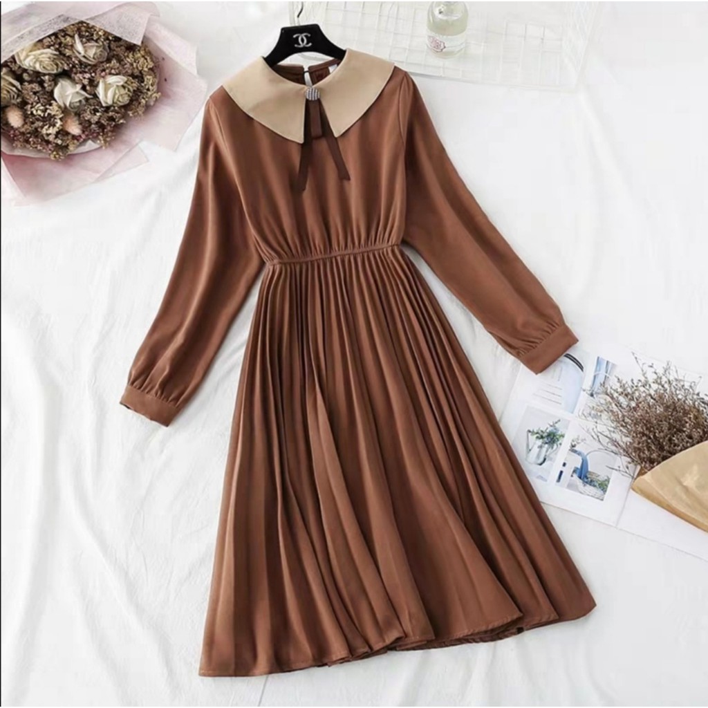 Đầm xếp ly Hàng Oder Taobao