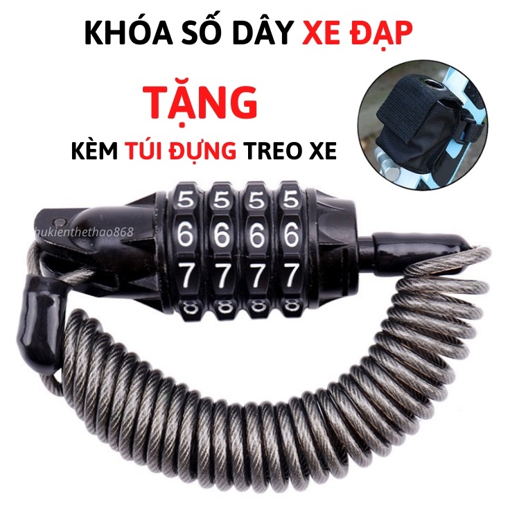 Yên Xe Đạp Active Tặng Kèm Khóa Dây Bằng Thép Chống Trộm Kèm Túi Treo Xe, Yên Siêu Êm Phụ Kiện Xe Đạp Cao Cấp