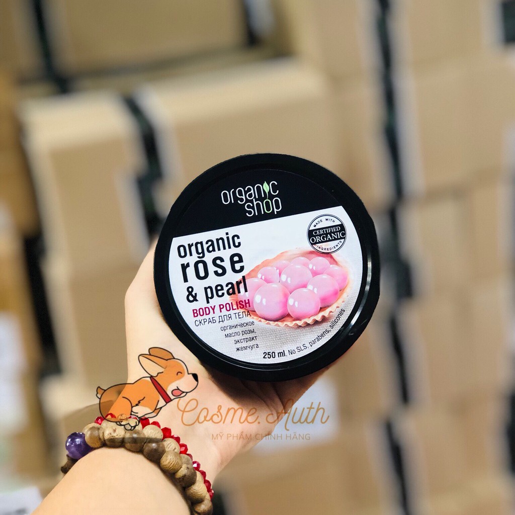 Tẩy Da Chết Toàn Thân Organic Shop Organic Body Scrub - Cà Phê , Quế Hồi 250ml | BigBuy360 - bigbuy360.vn