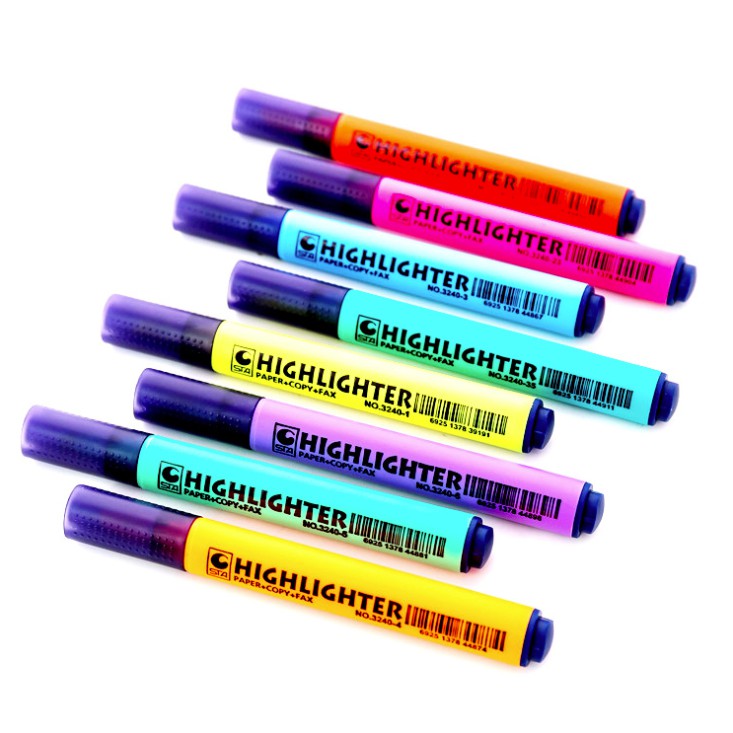 Bút Dạ Quang Highlighter Solid Highlighter Color Mark Mark Marker