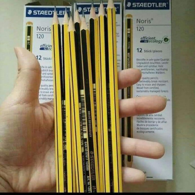 sét 12 cây bút chì đức 2b steadtler noris
