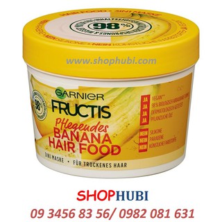 Dầu hấp,ủ dưỡng phục hồi tóc tinh dầu chuối Garnier Fuctis 390ML Đức