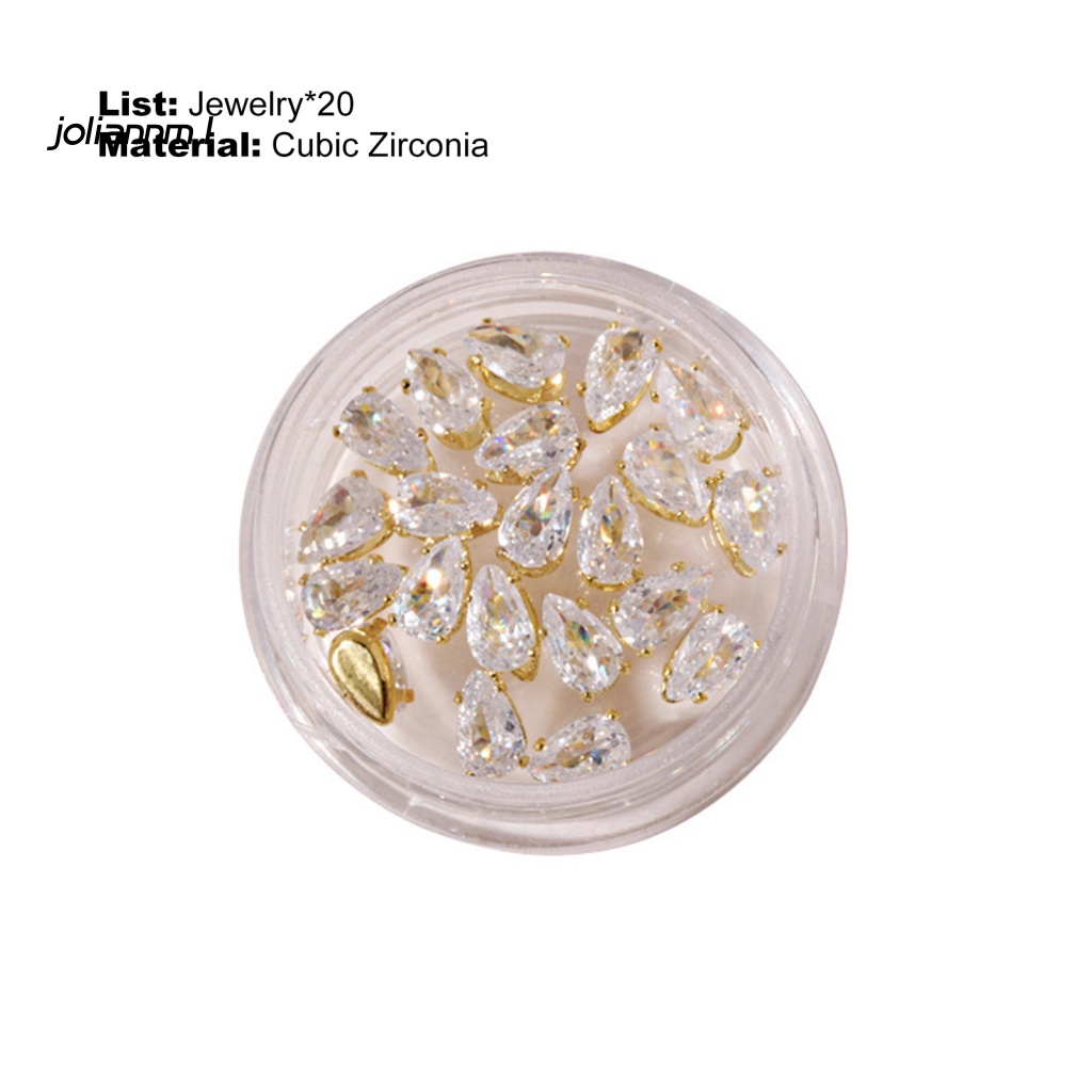 Hộp 20 Phụ Kiện Trang Trí Móng Tay 3D Chuyên Nghiệp