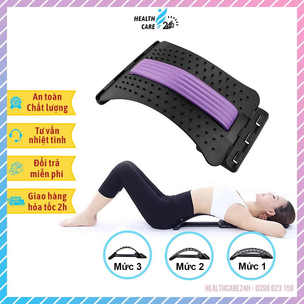 Tấm Massage Lưng - Dụng Cụ Hỗ Trợ Kéo Giãn Cột Sống - Giúp Thư Giãn, Giảm Đau Lưng Và Thoát Vị Đĩa Đệm Hiệu Quả M118