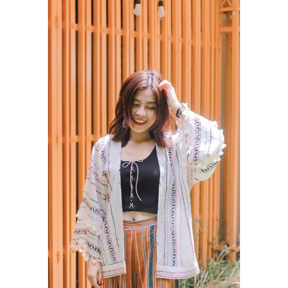 Tassie Cardigan - Áo cardigan thổ cẩm thiết kế - Bộ sưu tập xuân hè | BigBuy360 - bigbuy360.vn