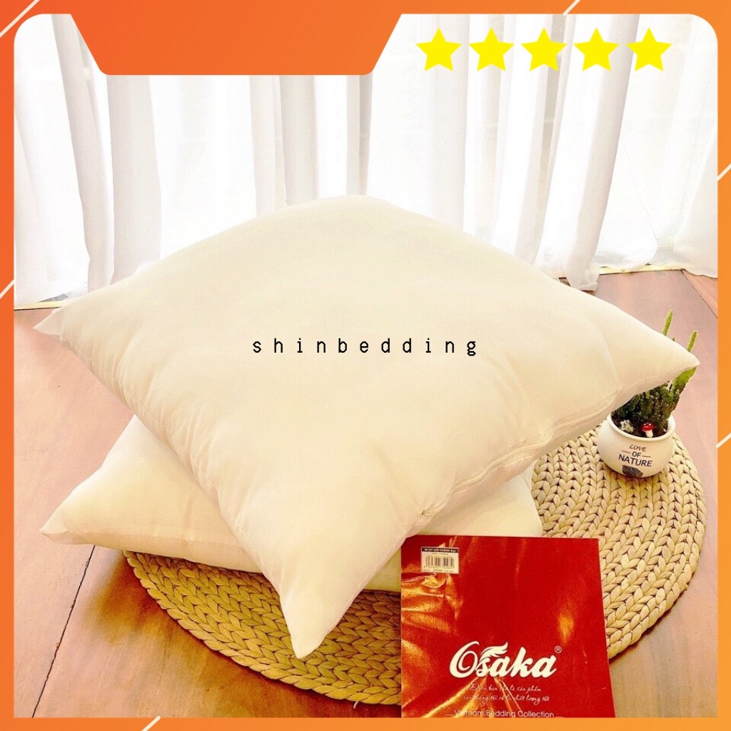 Ruột Gối Tựa Bông Trắng Cao Cấp Siêu Êm (Shinbedding.shop)