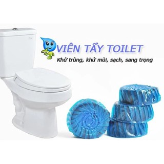 Bộ 4 viên khử mùi tẩy bồn cầu, toilet tiện lợi