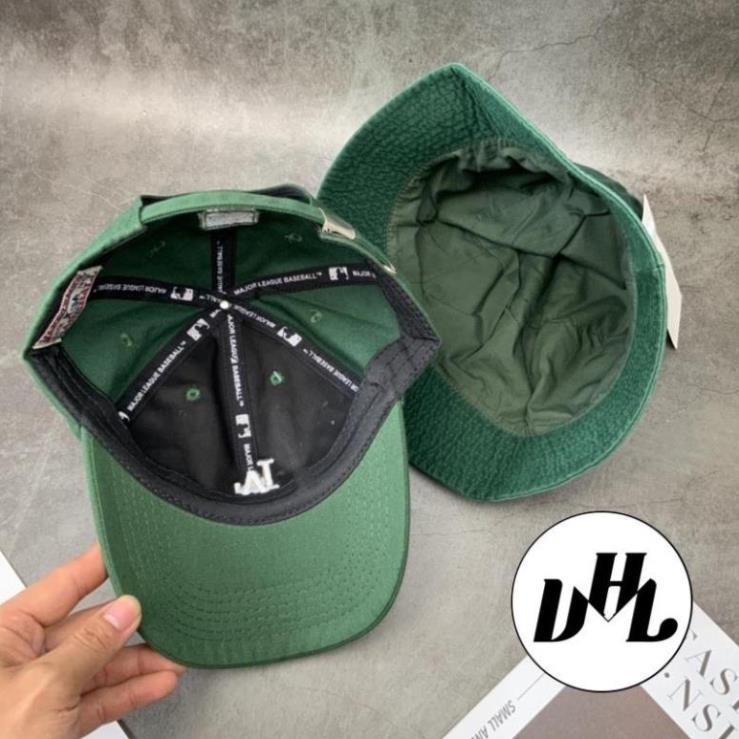 Combo Mũ LA ML B Xanh Rêu Thời Trang Phong Cách Nam Nữ Unisex