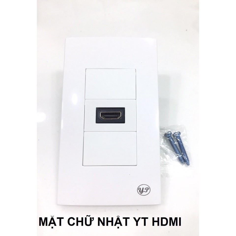 Mặt nạ âm tường mặt nạ nổi chữ nhật YT HDMI VGA AV bông sen