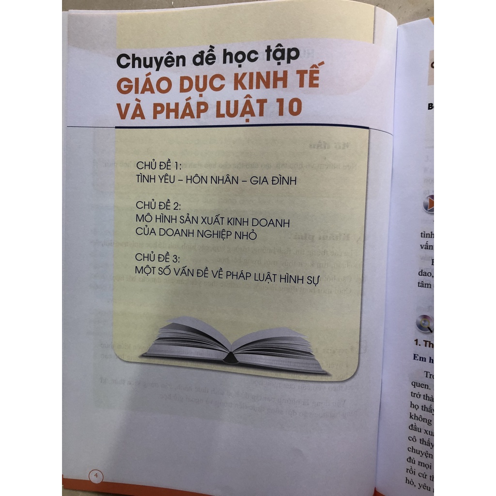 Sách Chuyên đề học tập Giáo dục Kinh tế và Pháp luật 10 Cánh Diều