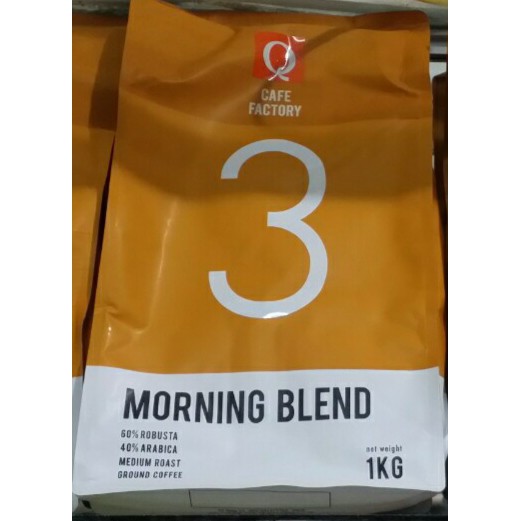 Cafe Q Factory No.3 Buổi Sáng-Dạng Bột Pha Phin Trần Quang (1 Kg)