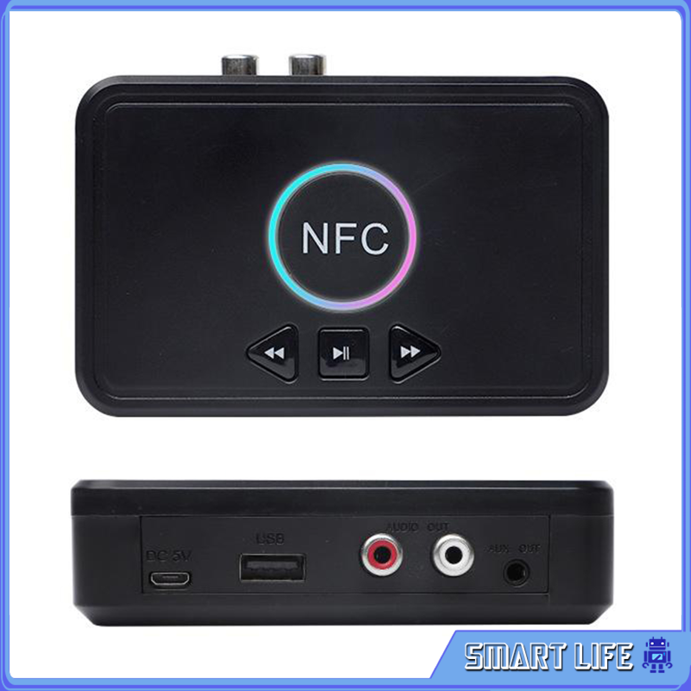 Bộ Chuyển Đổi Âm Thanh Không Dây 5.0 Nfc 3.5mm Aux | BigBuy360 - bigbuy360.vn