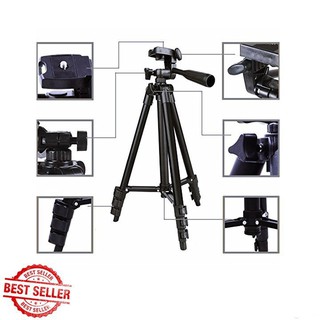 Gậy 3 chân Tripod TF 3120 mẫu mớI ( tặng kèm đầu kẹp điện thoại)