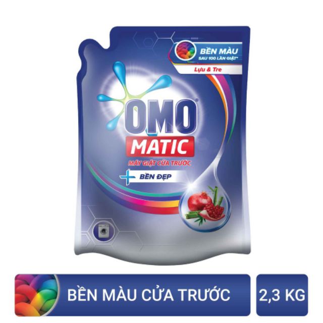 Nước giặt omo Matic 2,3kg túi