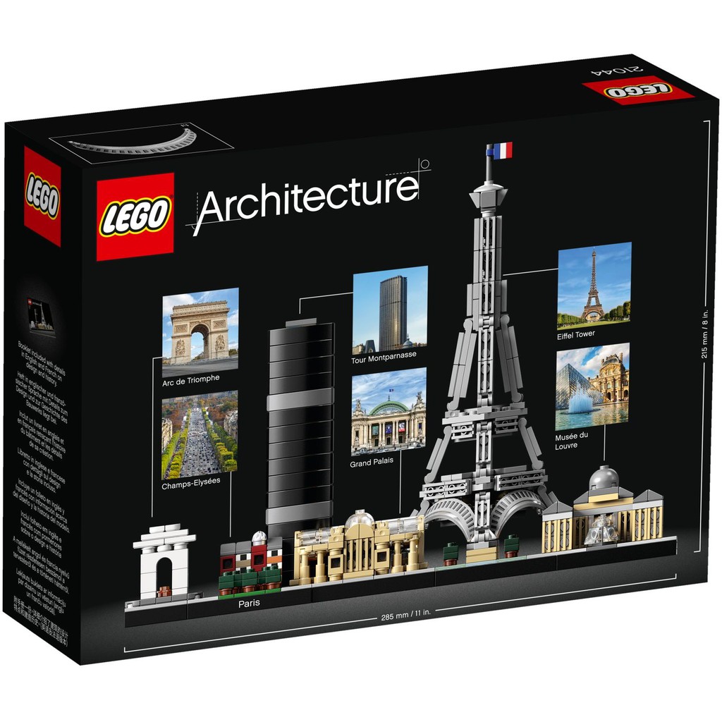 21044 Đồ chơi lắp ráp Iego Architecture Skylines PARIS - Kiến trúc Pháp