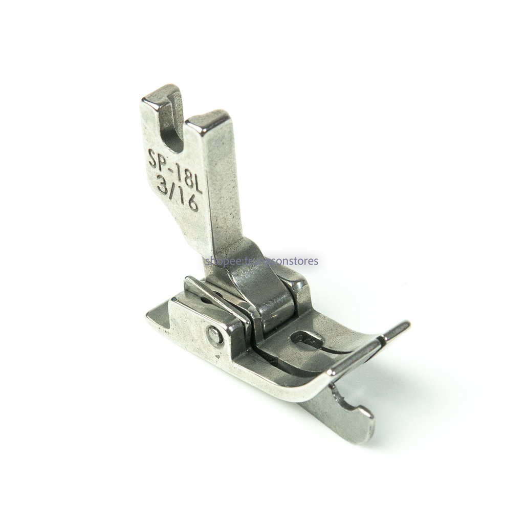 chân vịt diễu lá chắn nghịch ( lá chắn bên trái ) máy may 1 kim công nghiệp (5 size)