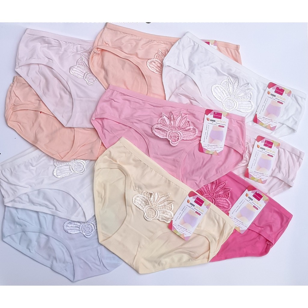 Combo 10 Quần lót nữ Thái Lan ( N804 ) thun Cotton cao cấp tạo nét quyến rũ , freesize từ 35kg đến 49kg (Giá rẻ)