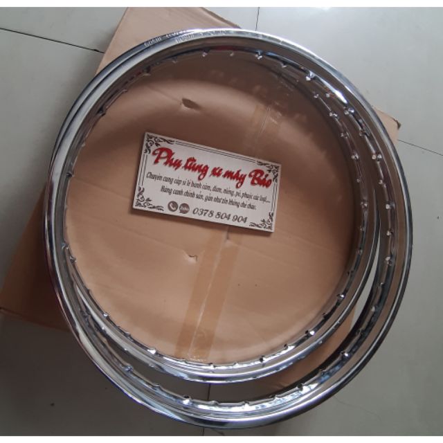 Niềng gosi 1 cặp trước 1.2 sau 1.4 gắn tất cả các loại xe