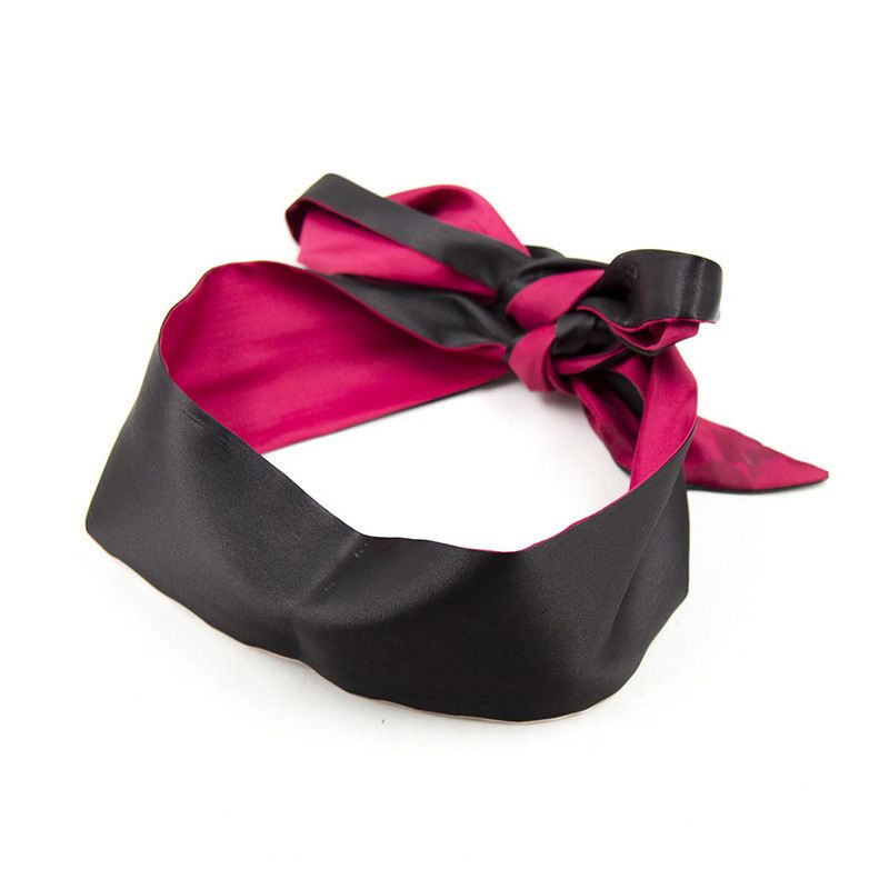 Mặt nạ che mắt sexy đen phối đỏ - phụ kiện cosplay bịt mắt phòng ngủ | BigBuy360 - bigbuy360.vn