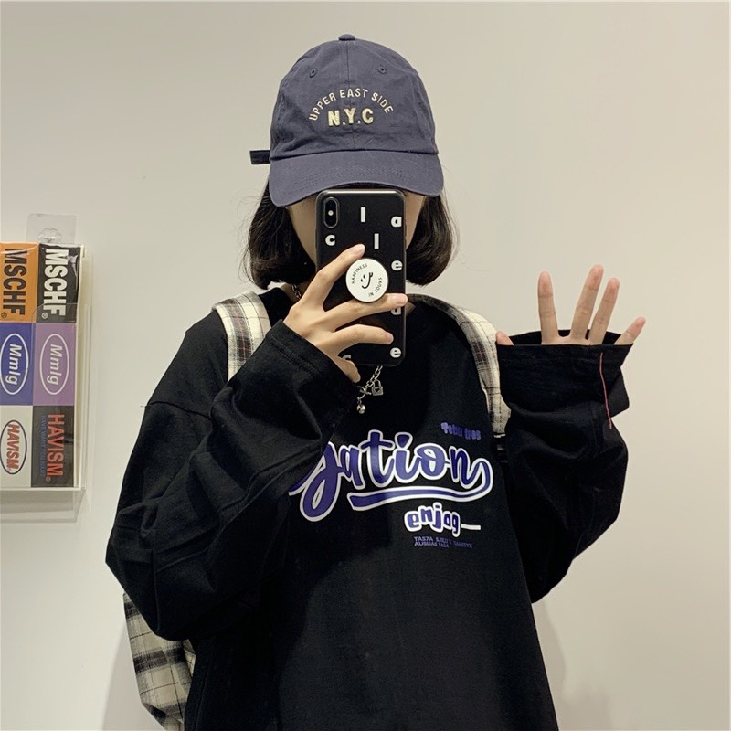 Áo thun tay dài form rộng NEKO.SG, Áo thun Streetwear Ulzzang SWT20