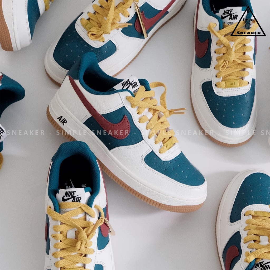 Giày Nike Air Force 1 Gucci Chính Hãng 💙SIMPLE SNEAKER💙 Nike AF1 Custom By You Giày Thể Thao Nike Nam Nữ Auth Fullbox