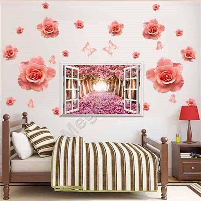 [Sale_sốc] Decal dán tường trang trí phòng ngủ