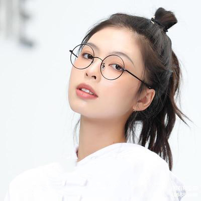 Mắt kính gọng tròn mỏng bằng kim loại phong cách Harry Potter cho nam và nữ
