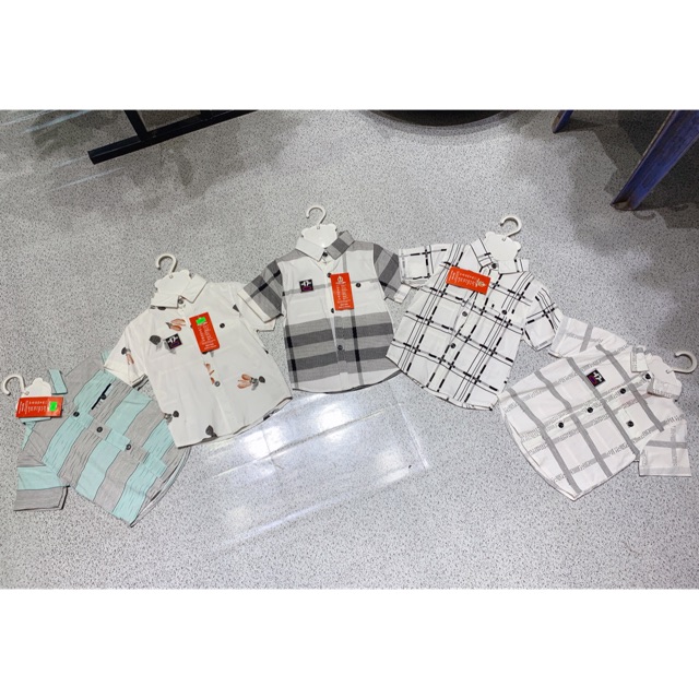 Combo sơ mi cho bé 6-9kg (kéo qua phải để xem ảnh)