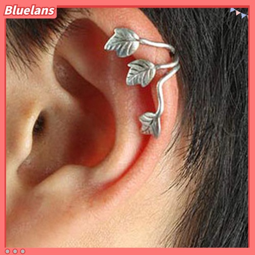 Khuyên vành tai hợp kim thiết kế hình lá phong cách cổ điển sang trọng