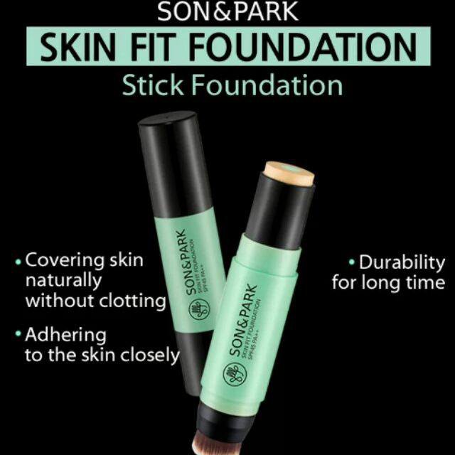 Kem Nền Dạng Thỏi Dành Cho Da Nhờn SON&PARK Skin Fit Foundation Màu Sáng 21