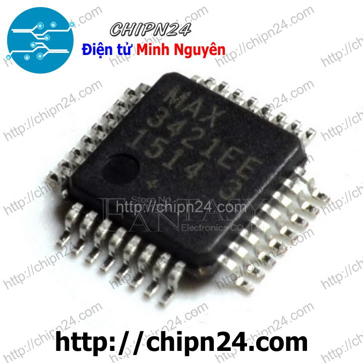 [1 CON] IC MAX3421 TQFP-32 (SMD Dán) (MAX3421EEHJ 3421)