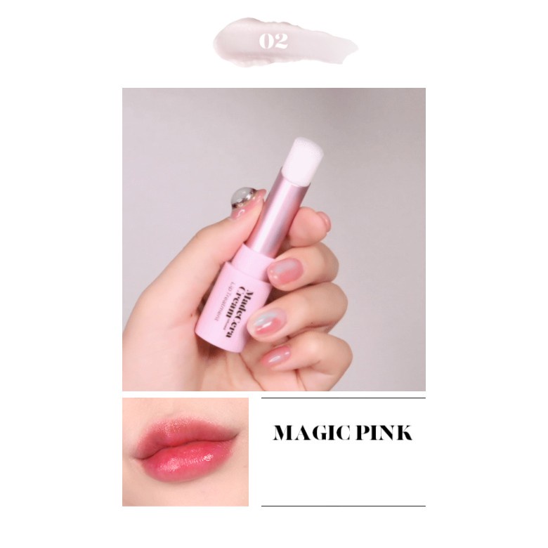 Son Dưỡng Làm Mềm Môi Skinrx Lab MadeCera Cream Lip Treatment 02 Magic Pink (4.5gr)