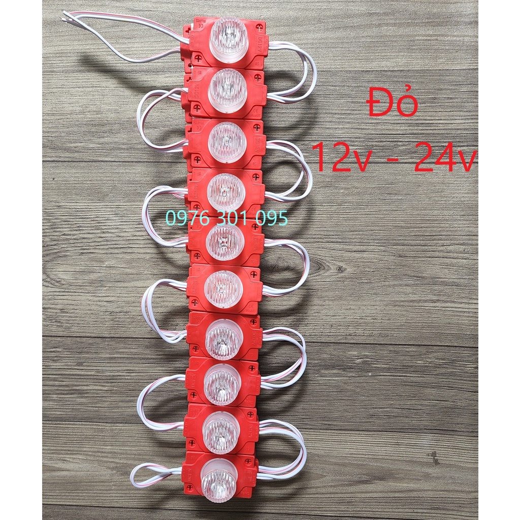 Led Rọi 1 Mắt Siêu Sáng - LED RỌI 1.5W Mắt Lồi Siêu Sáng - Đèn LED Mắt Trâu 1.5W Siêu Sáng 12v - 24v (vỉ 20 bóng)