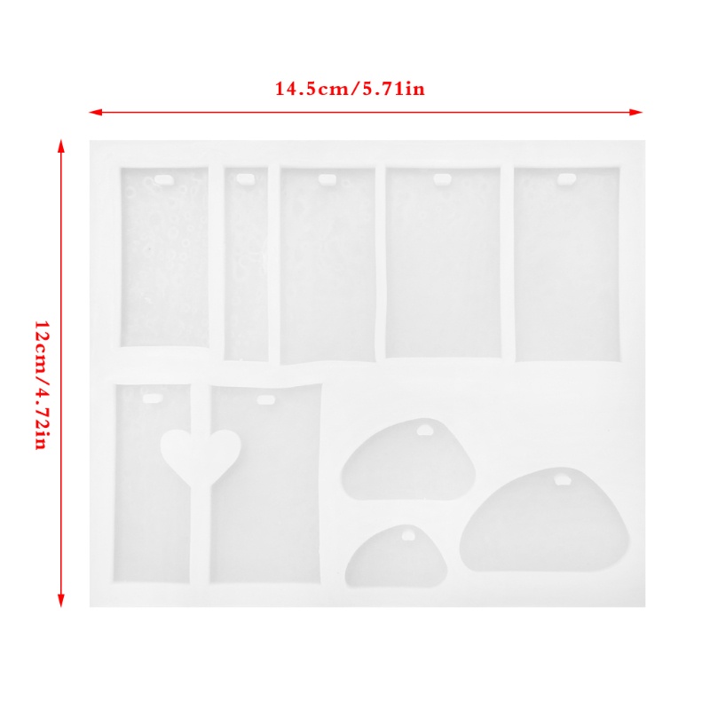 Sa Khuôn Silicone Làm Mặt Trang Sức 3D
