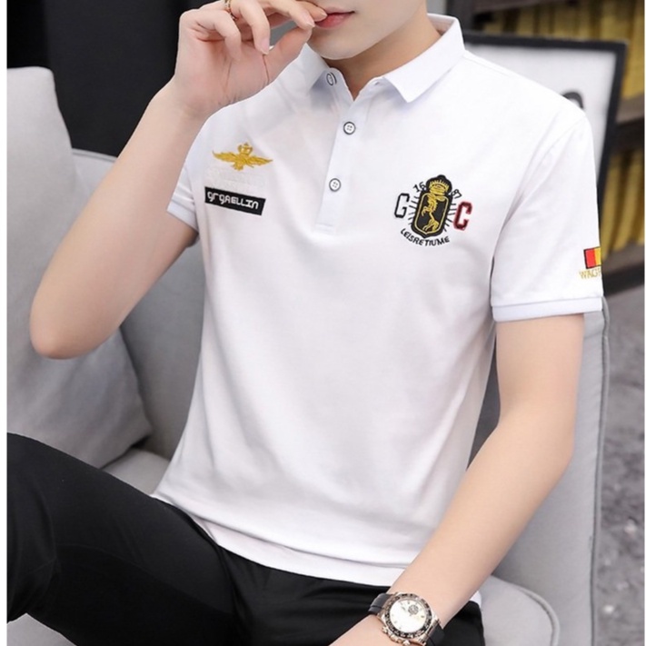 Áo thun polo CONLLERT tay ngắn form rộng unisex nam nữ Ulzzang (Ảnh thật/Có sẵn)