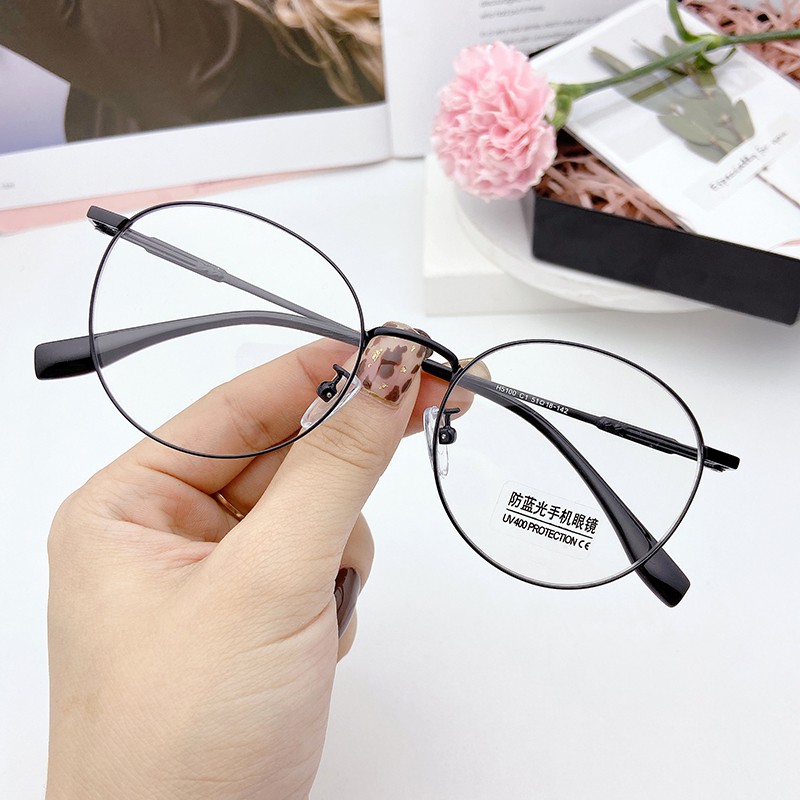 Mắt Kính Gọng Tròn Chống Ánh Sáng Xanh Jz5100 | BigBuy360 - bigbuy360.vn