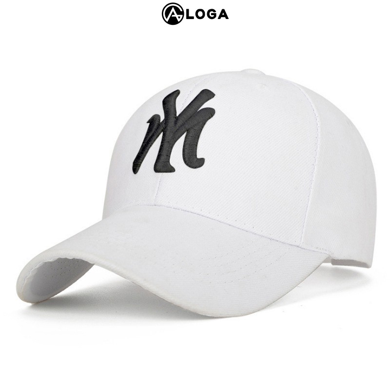 Nón lưỡi trai nam nữ, nón kết Unisex, thêu chữ NY (NewYork Yankee) của Loga Store M008