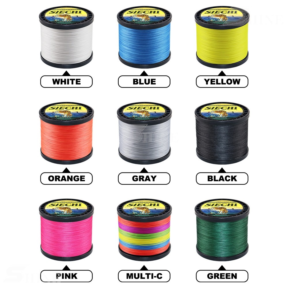 Cuộn Dây Câu Cá SIECHI 20-83LB 300M 500M 1000M 0.11-0.5mm Chất Lượng Cao