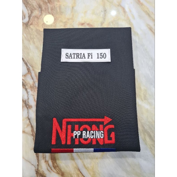 Áo Yên Xe Satria Zin Thun Chỉ Đỏ Chữ Thêu Da Thun Thái Mịn " Hàng Đẹp Tẩy Thái Loại 1 Nha "