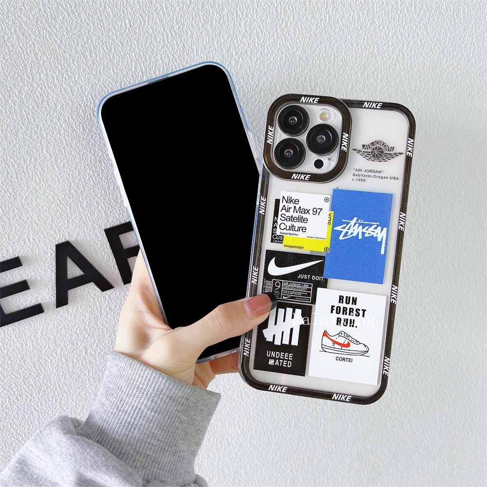 Lens Protective N.i.k.e Design Ốp Cho iPhone 13 Pro Max 12Pro 11 X XR Xs Max 7 8Plus