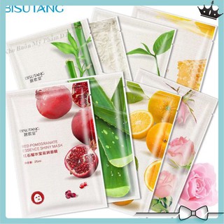 Mặt Nạ🎀{FREESHIP}🎀Mặt Nạ Bisutang Vị Trái Cây Dưỡng Trắng Da Từ Thiên Nhiên🎀[Mat Na]